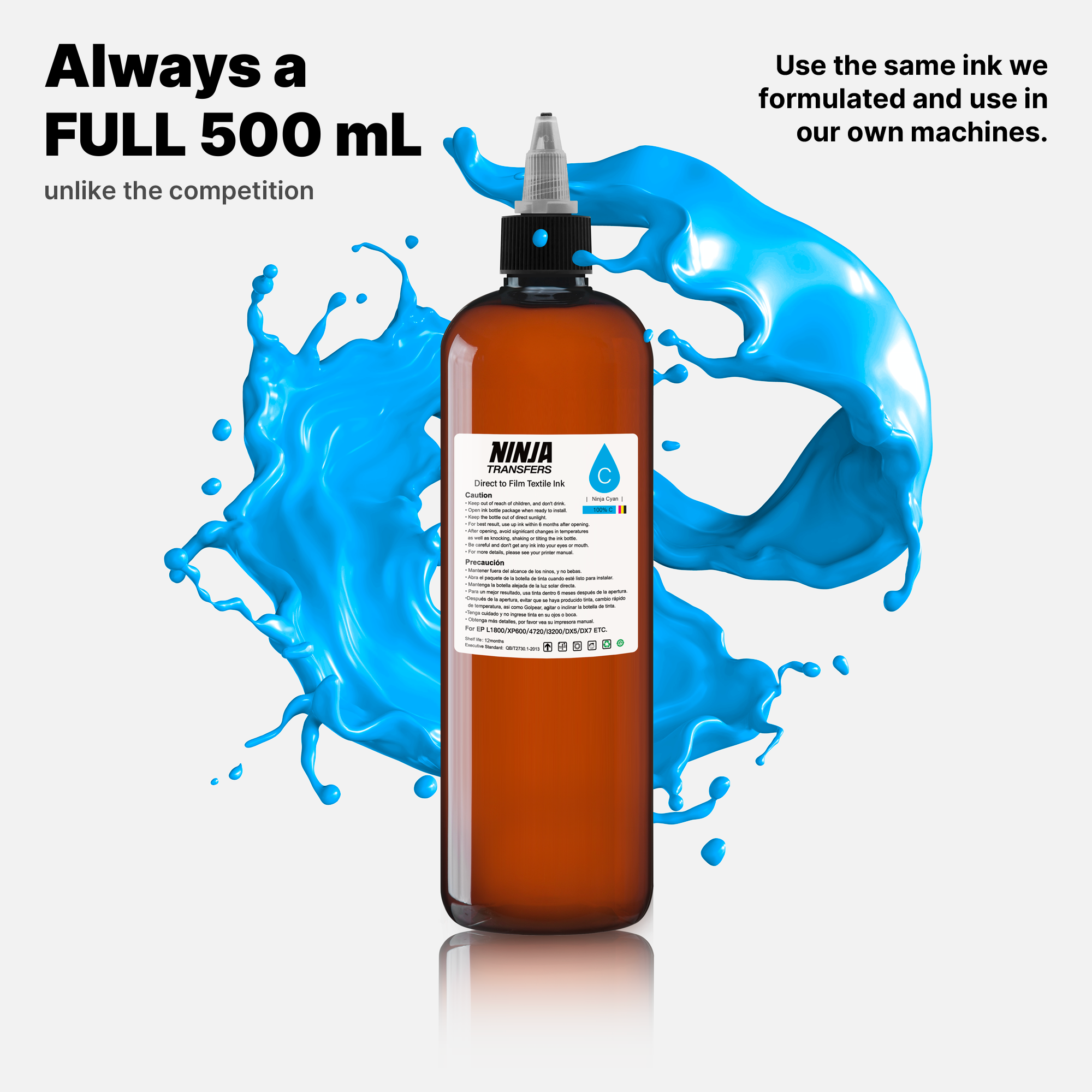 Premium DTF Cyan Ink