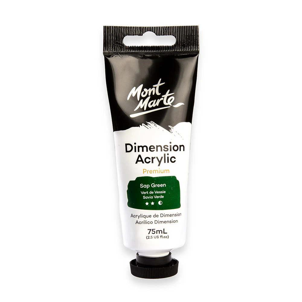 MONT MARTE DIMENSIONS ACRYLICS 75ML  - Sap Green