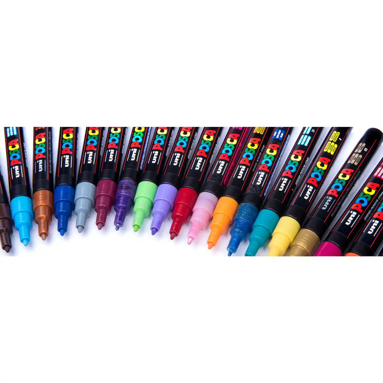 POSCA Paint Marker Sets, 16-Color PC-3M Fine Set