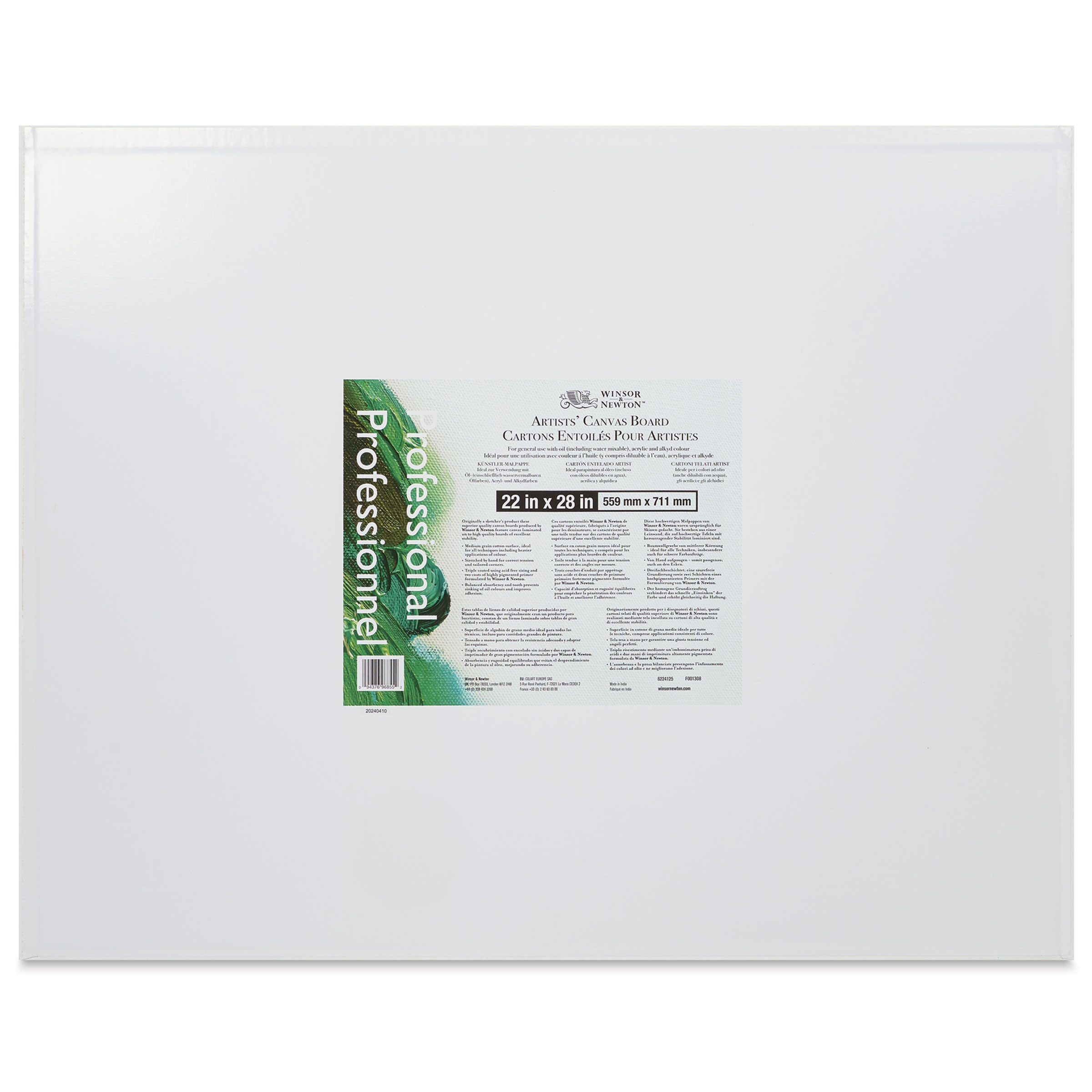 WINSOR & NEWTON ARTIST CANVAS PANELS/BOARDS 22X28