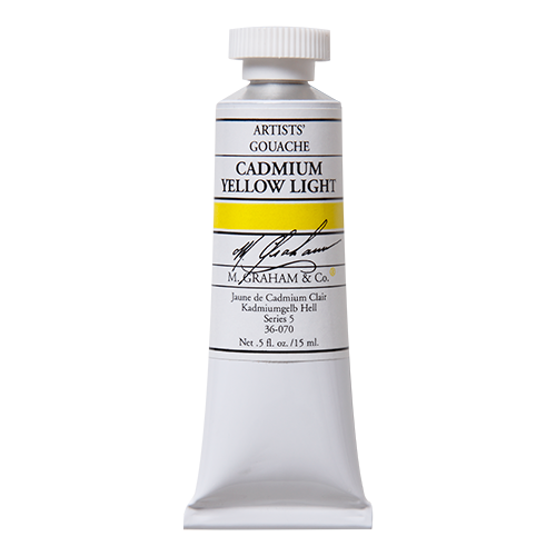 M. Graham 15ML Gouache - CADMIUM YELLOW LIGHT