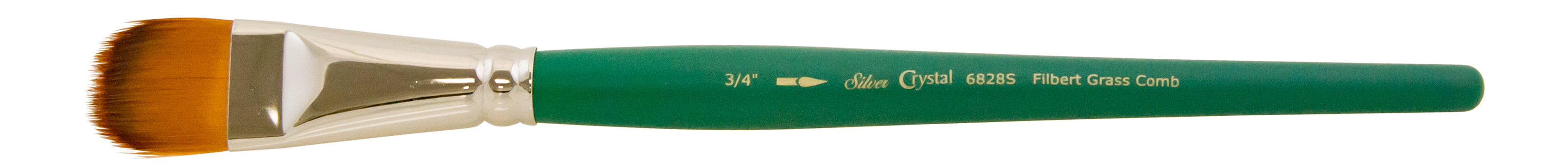 Silver Brush Crystal Series Brushes - 3/4 in., filbert grass co