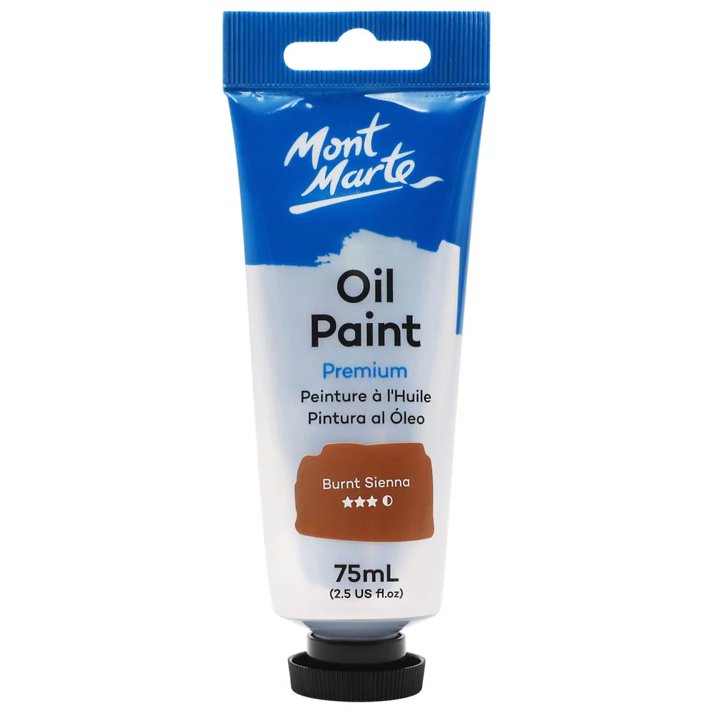 MONT MARTE Oil Paint 75ml - Burnt Sienna