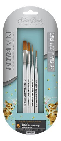 Silver Brush Limited ULTRA MINI LETTERING BRUSH SET