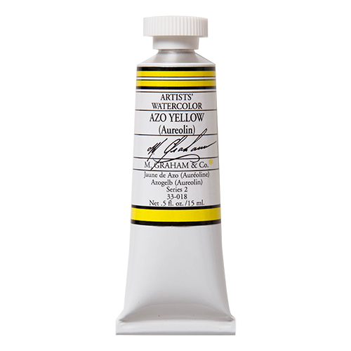 M GRAHAM Azo Yellow .5oz Watercolor