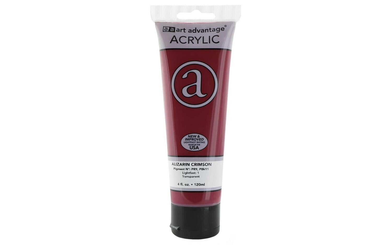 ART ADVANTAGE ACRYLIC PAINT 4oz Alizarin Crimson