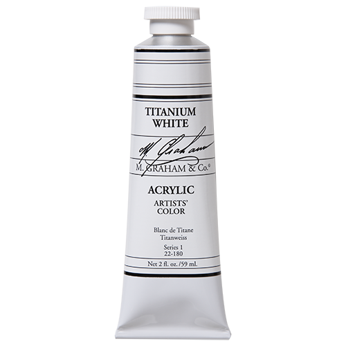 M GRAHAM TITANIUM WHITE 60ML TUBE ACRYLIC