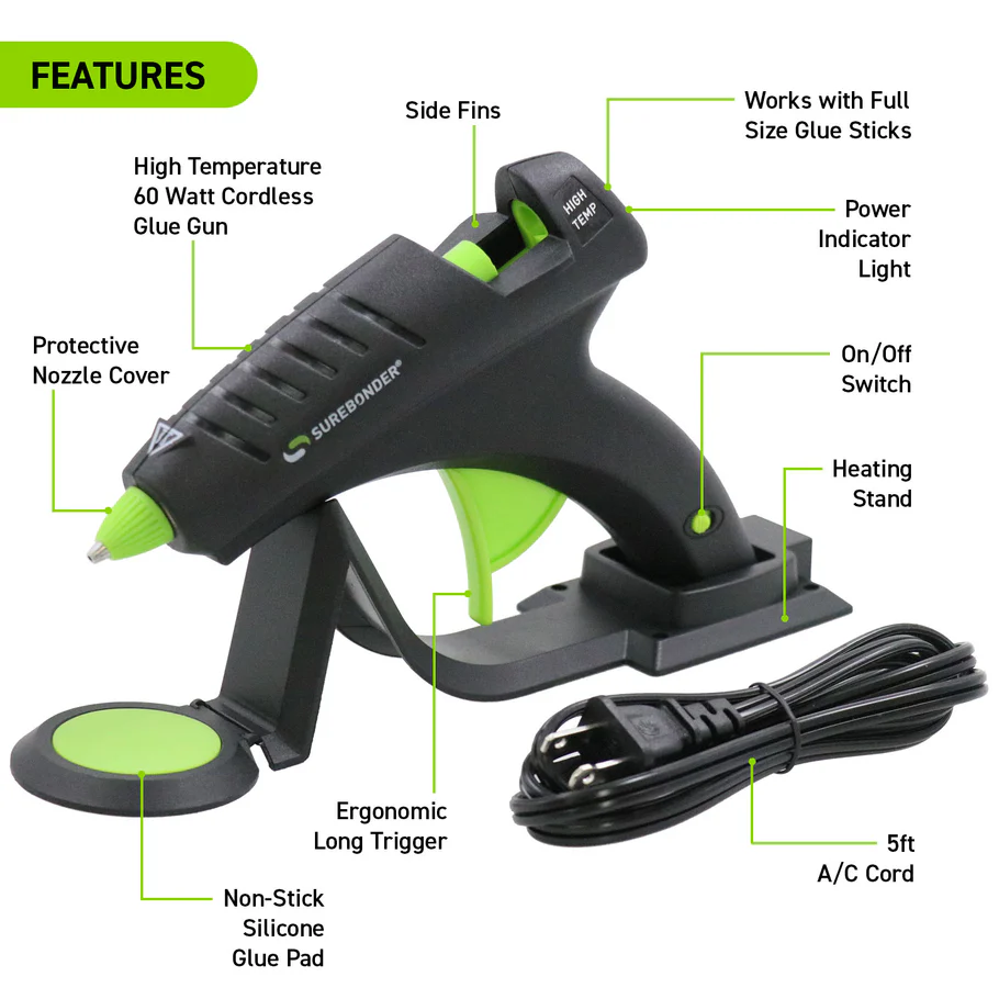 Surebonder CL-800 Cordless High Temperature Glue Gun
