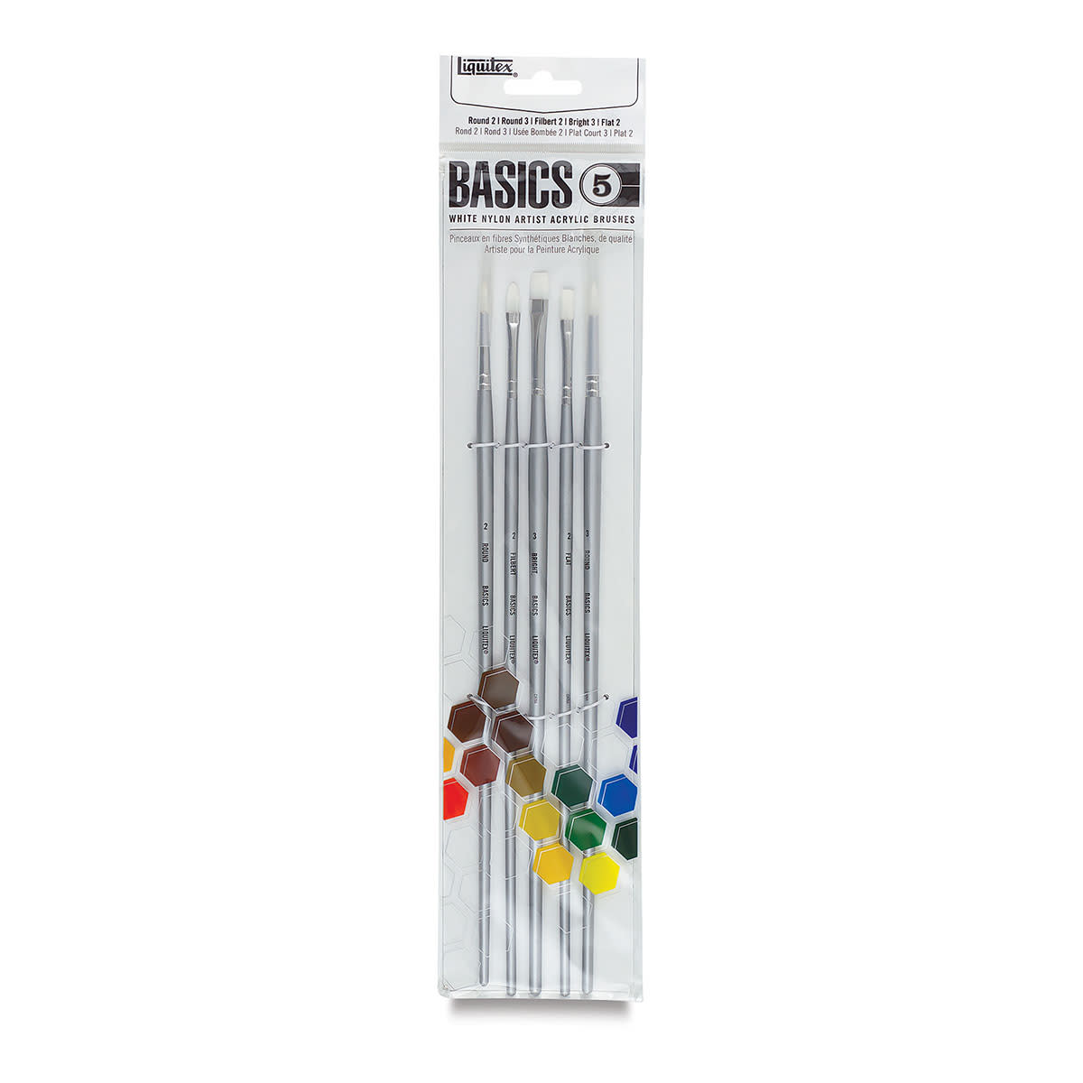 LIQUITEX BASICS BRUSH SET 5 PACK