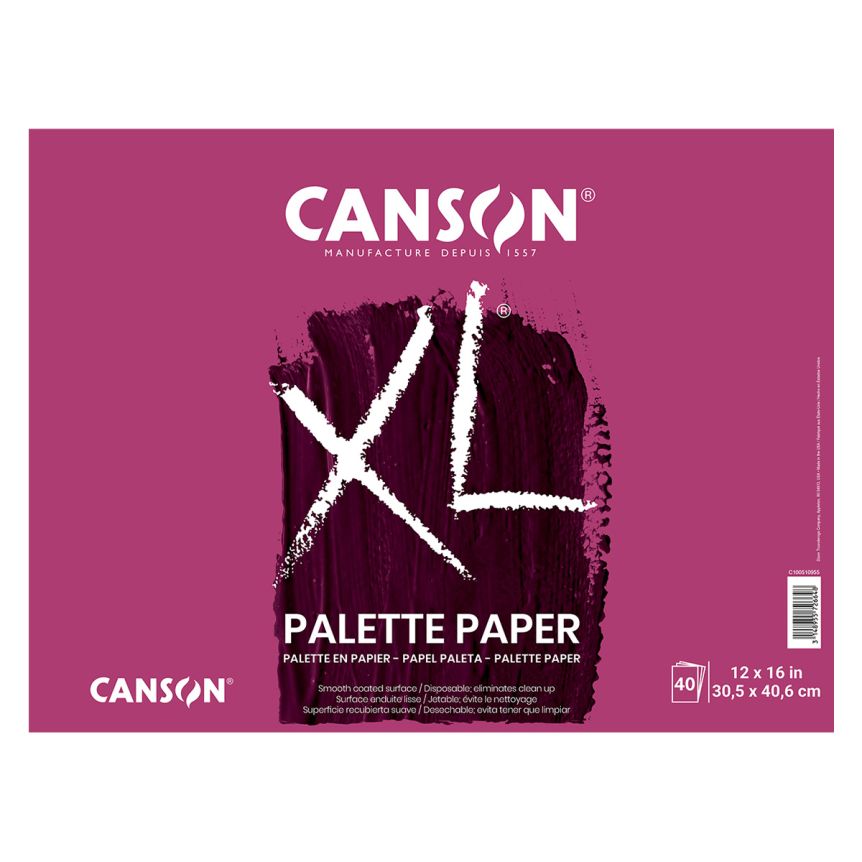 CANSON XL DISPOSABLE STRIP PALETTE PAD 12X16
