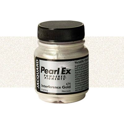 JACQUARD PEARL EX .50 OZ POWDERD PIGMENT 674 INTERFERENCE GOLD