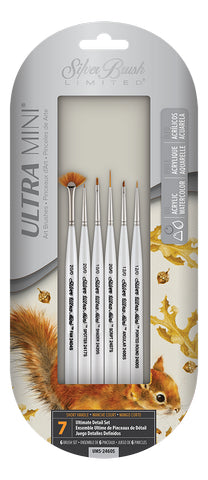 Silver Brush Limited ULTRA MINI BASIC MINI DETAIL BRUSH SET
