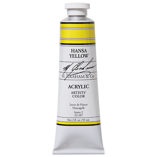 M GRAHAM HANSA YELLOW 60ML TUBE ACRYLIC