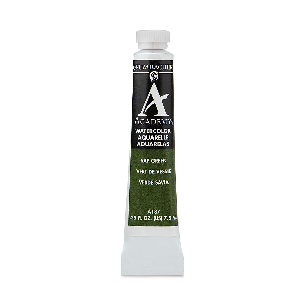 GRUMBACHER ACADEMY WATERCOLOR SAP GREEN 7.5ML