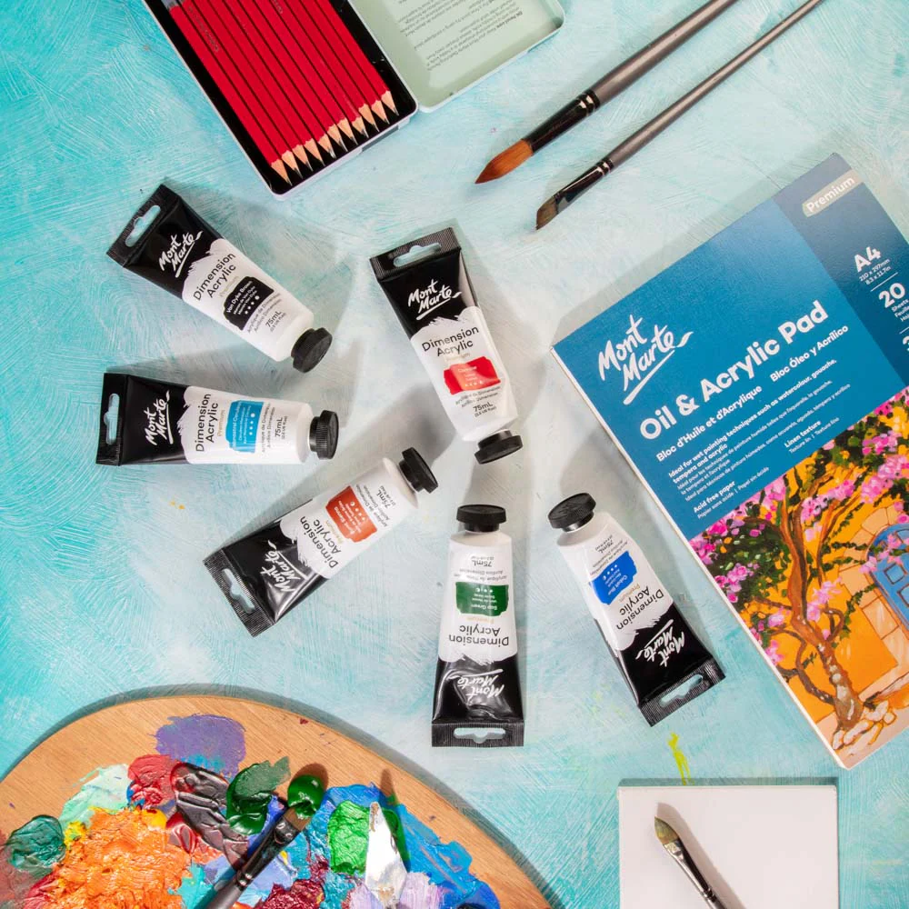 MONT MARTE DIMENSIONS ACRYLICS 75ML  - Carmine