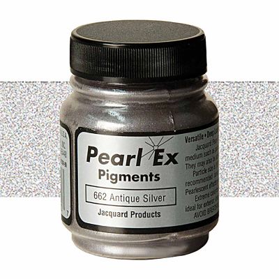JACQUARD PEARL EX .50 OZ POWDERD PIGMENT 662 ANTIQUE SILVER