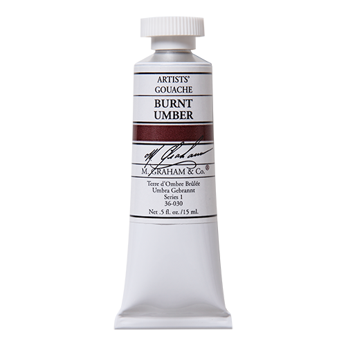 M. Graham 15ML Gouache - BURNT UMBER