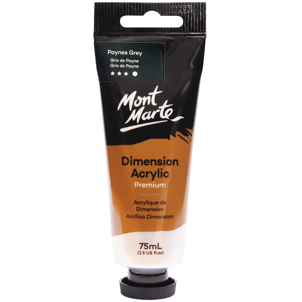 MONT MARTE DIMENSIONS ACRYLICS 75ML  - Paynes Grey