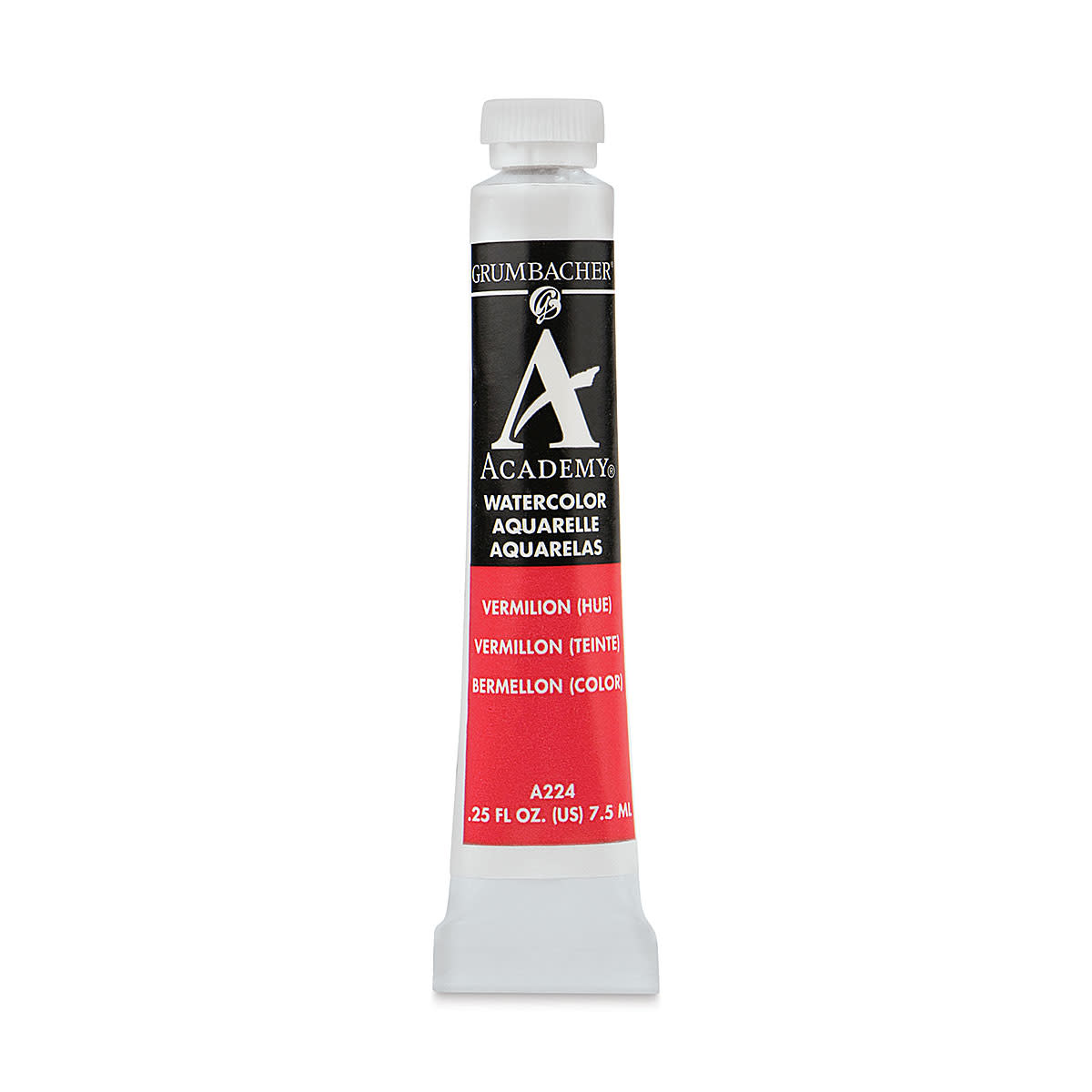 GRUMBACHER ACADEMY WATERCOLOR VERMILION 7.5ML