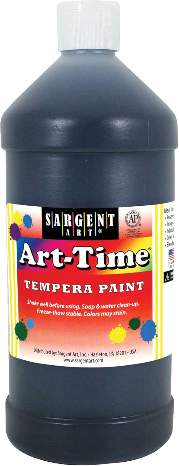 SERGENT ART TEMPERA BLACK 16OZ