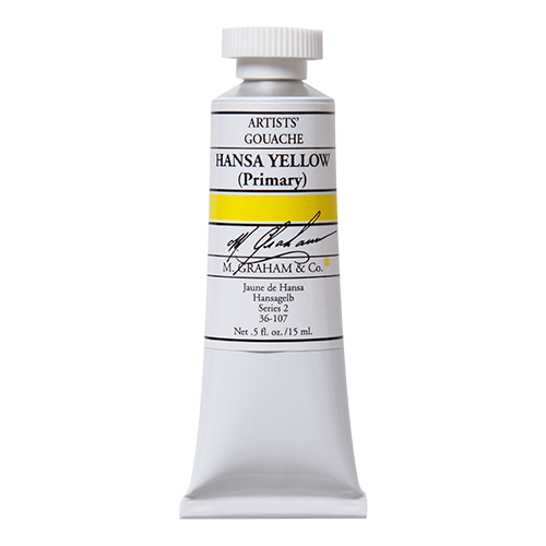 M. Graham 15ML Gouache - HANSA YELLOW PRIMARY