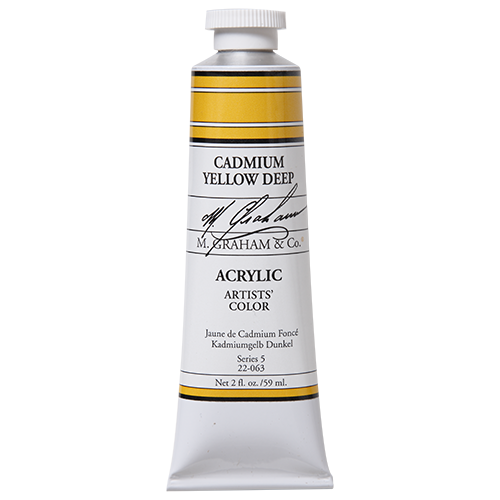 M GRAHAM CADMIUM YELLOW DEEP 60ML TUBE ACRYLIC