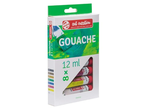 TALENS ART CREATIONS GOUACHE SET 8X12ML