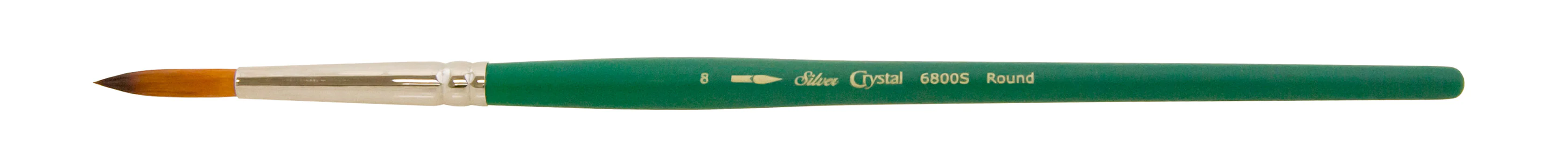 Silver Brush Crystal Series Brushes - 8, round
