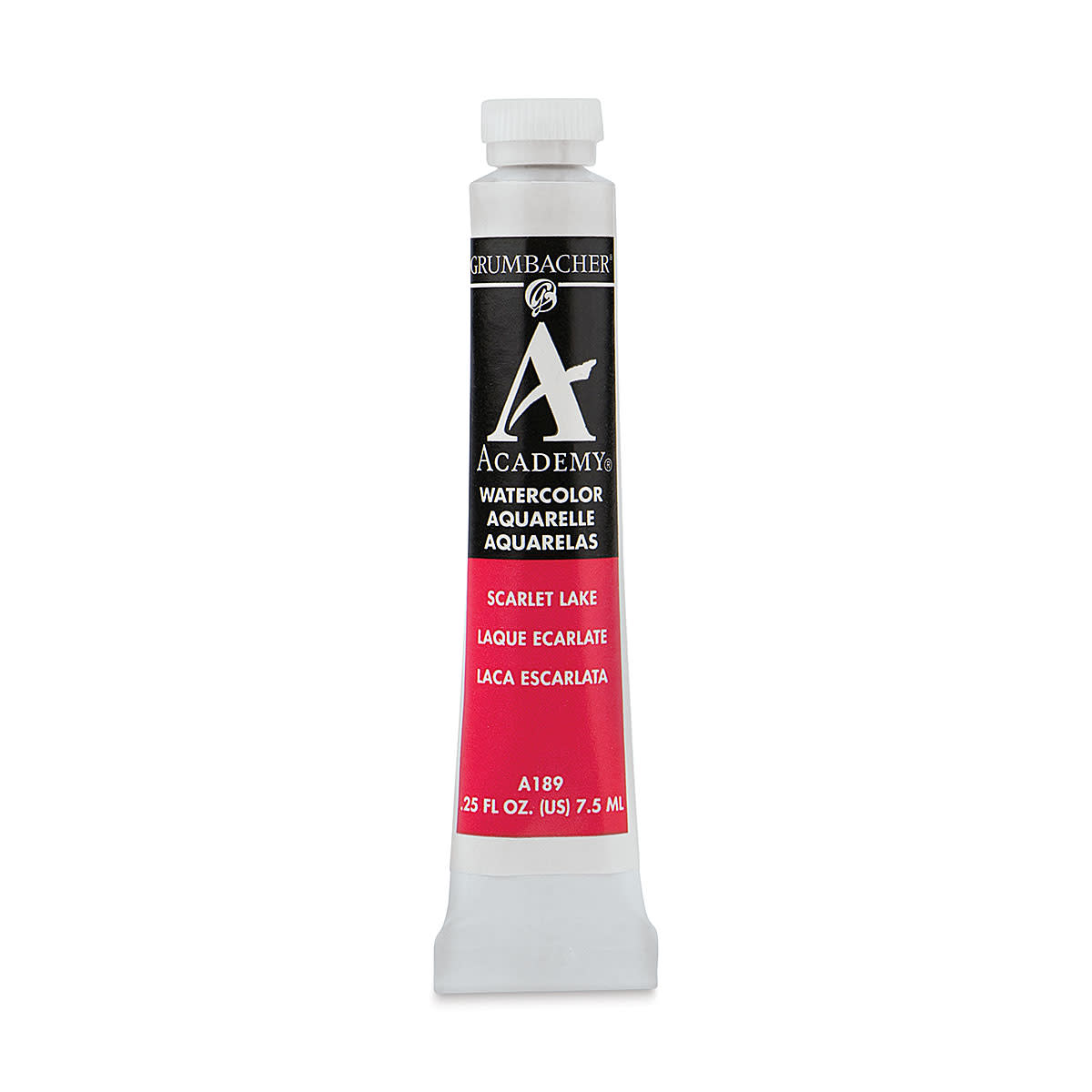 GRUMBACHER ACADEMY WATERCOLOR SCARLET LAKE 7.5ML