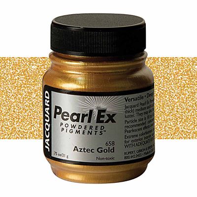 JACQUARD PEARL EX .50 OZ POWDERD PIGMENT 658 AZTEC GOLD