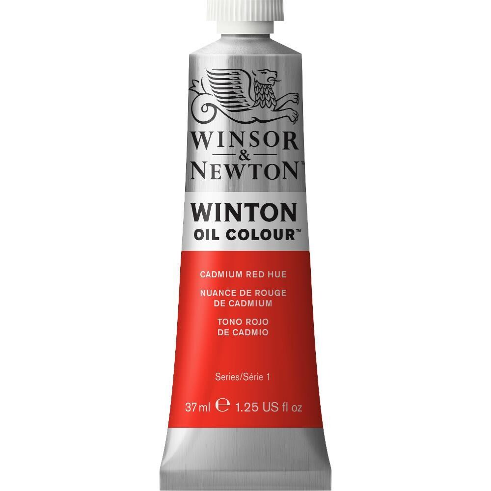 WINSOR & NEWTON WINTON OIL COLOUR 37ML CADMIUM RED HUE