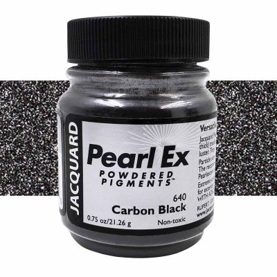 JACQUARD PEARL EX .50 OZ POWDERD PIGMENT 640 CARBON BLACK