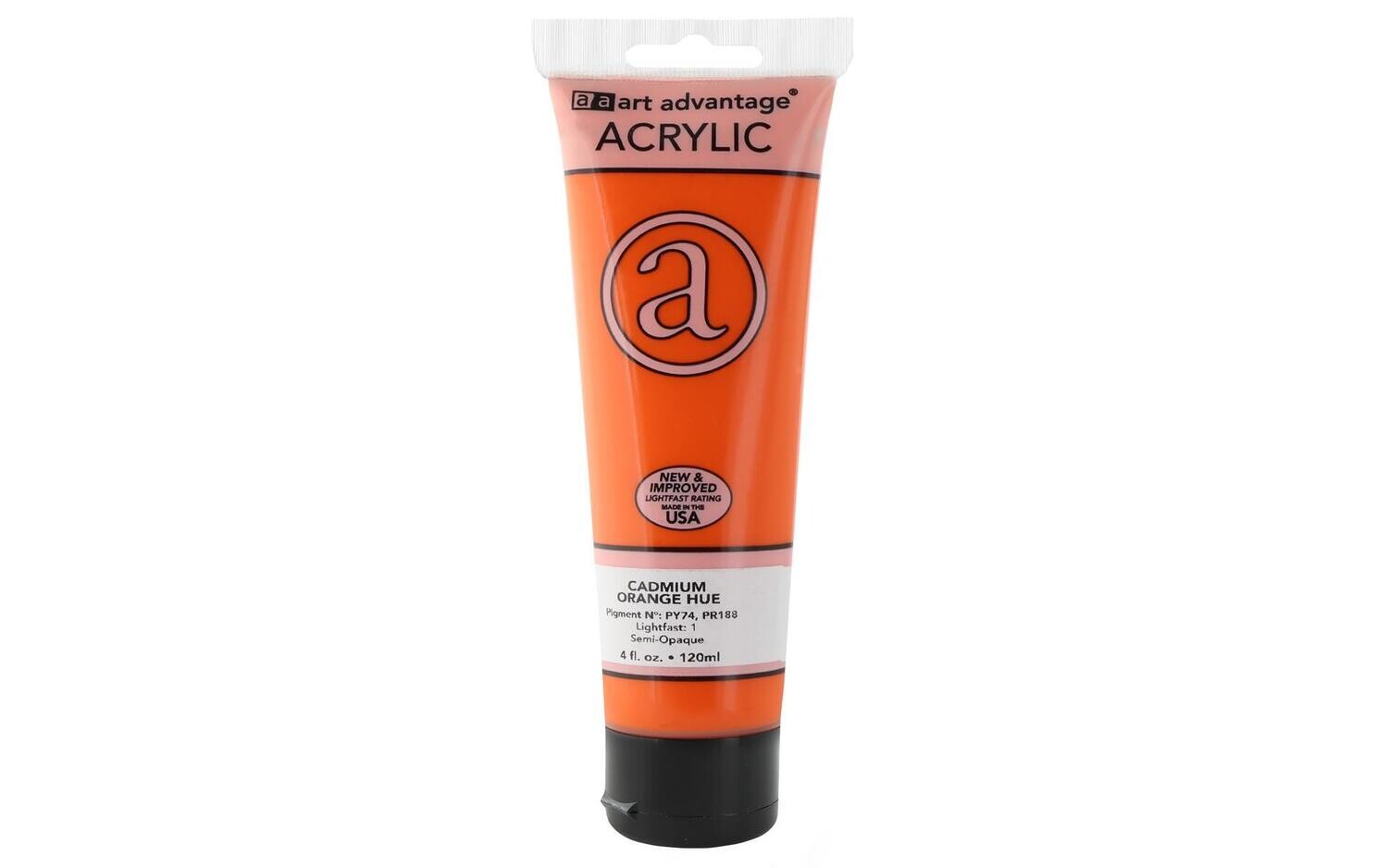 ART ADVANTAGE ACRYLIC PAINT 4oz Cadmium Orange Hue