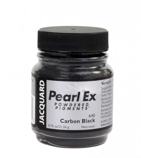 JACQUARD PEARL EX .50 OZ POWDERD PIGMENT 640 CARBON BLACK