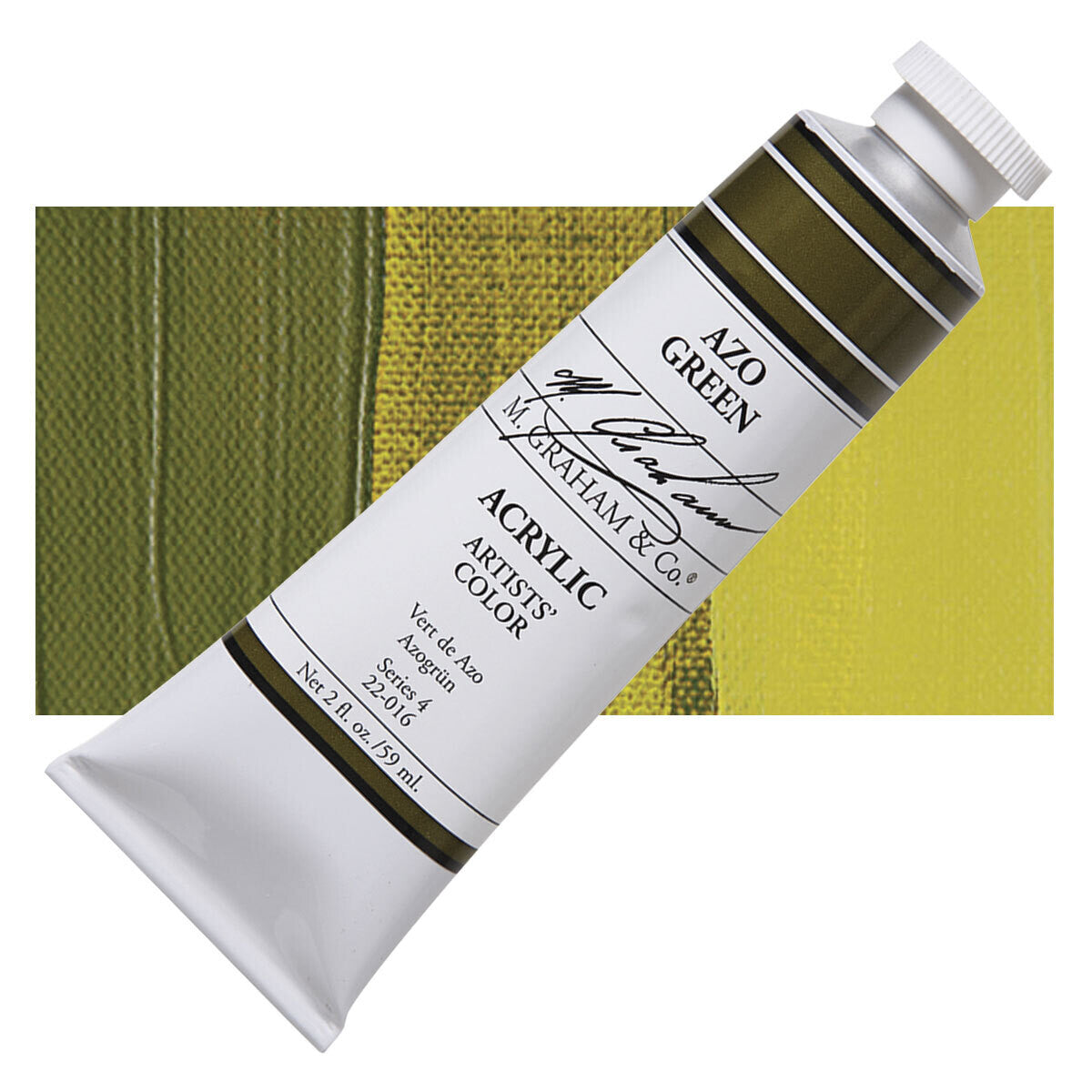 M GRAHAM AZO GREEN 60ML TUBE ACRYLIC