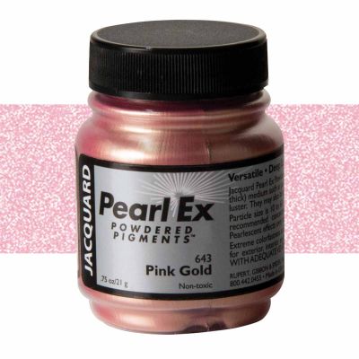 JACQUARD PEARL EX .50 OZ POWDERD PIGMENT 643 PINK GOLD