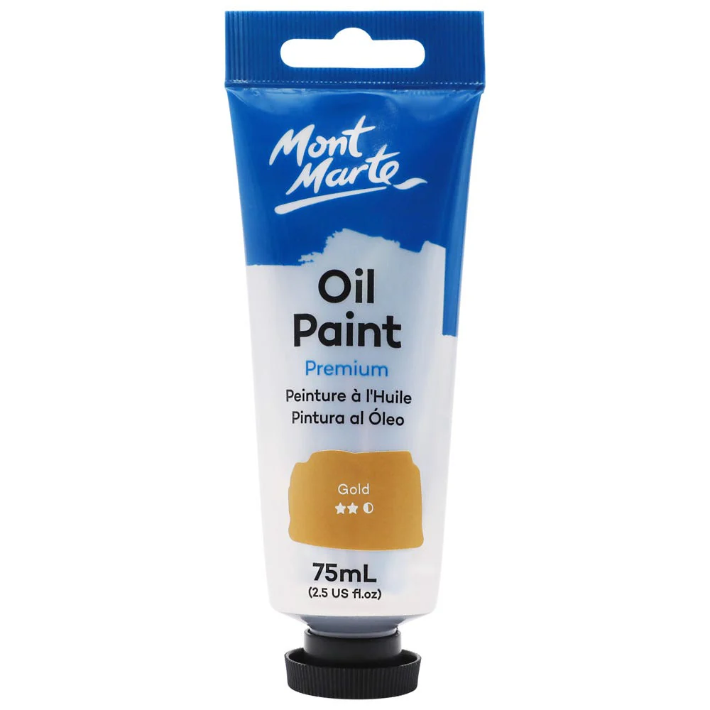 MONT MARTE Oil Paint 75ml - Gold