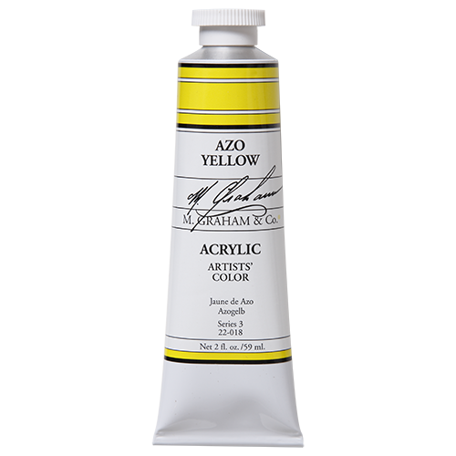 M GRAHAM AZO YELLOW 60ML TUBE ACRYLIC