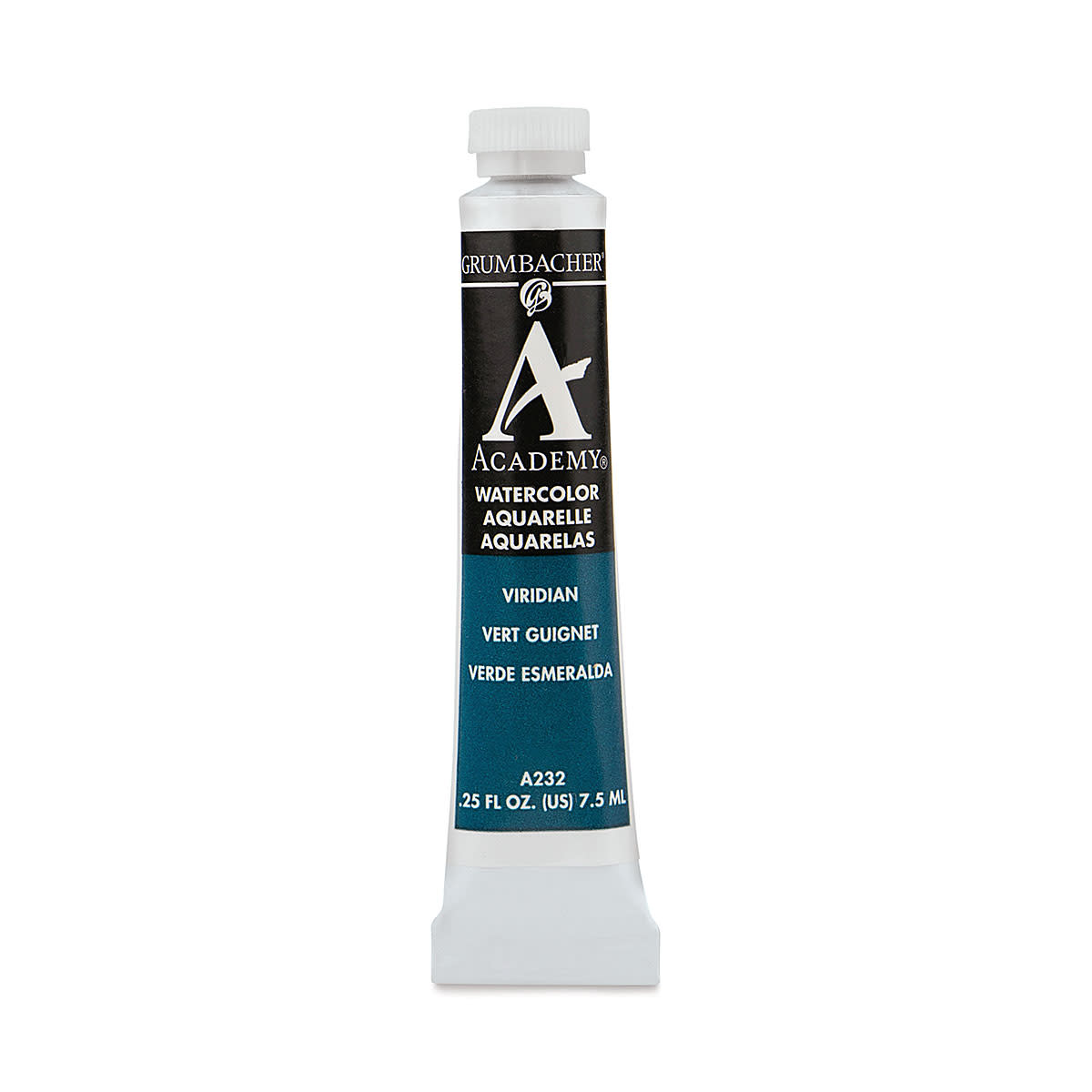 GRUMBACHER ACADEMY WATERCOLOR VIRIDIAN 7.5ML