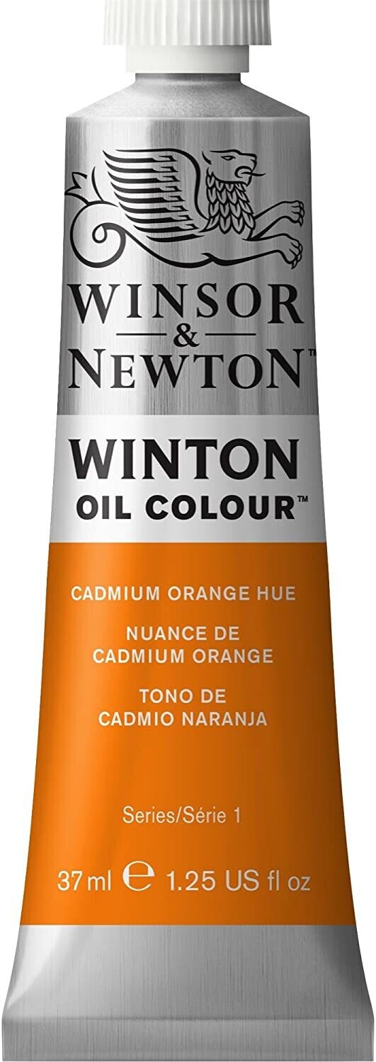WINSOR & NEWTON WINTON OIL COLOUR 37ML CADMIUM ORANGE