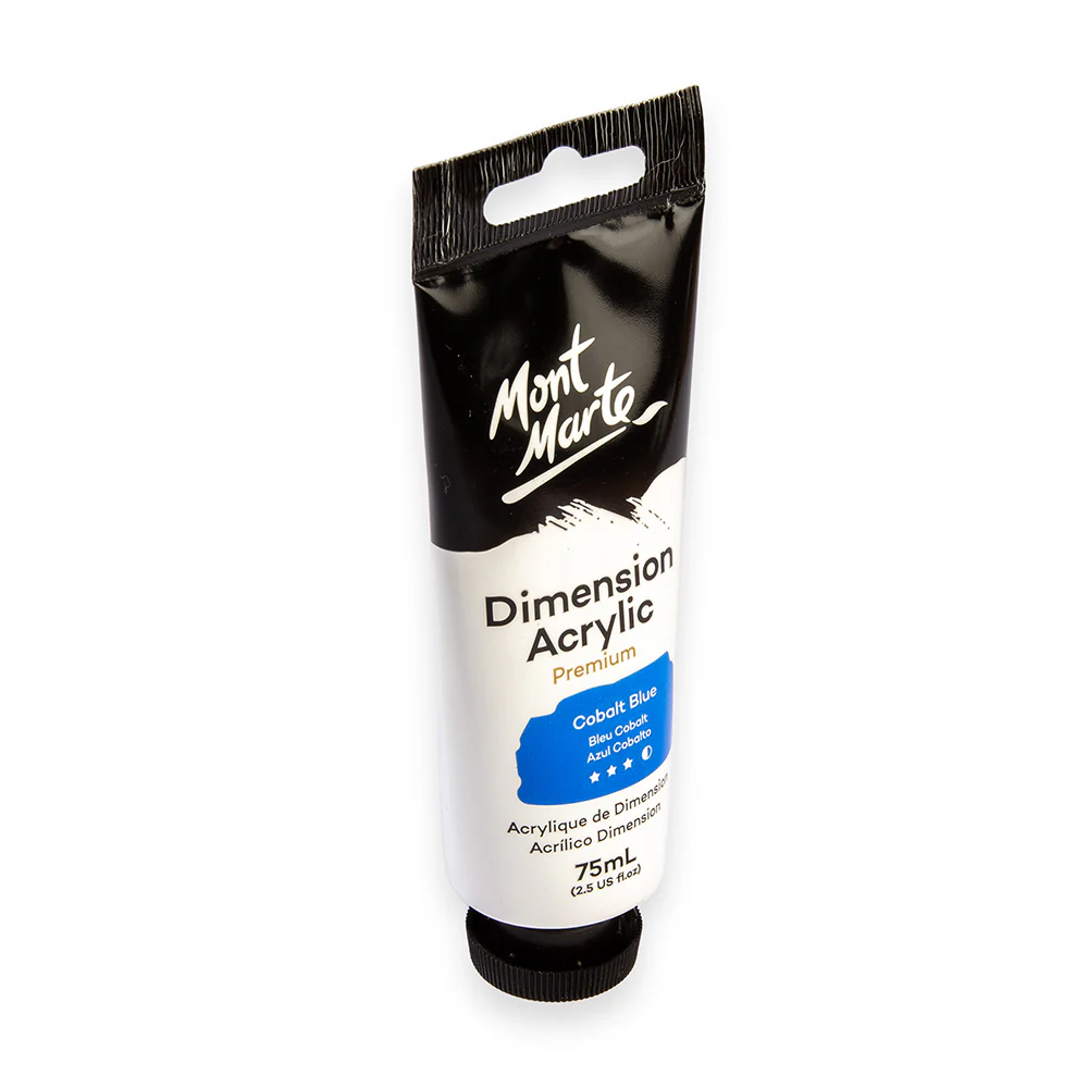 MONT MARTE DIMENSIONS ACRYLICS 75ML  - Cobalt Blue