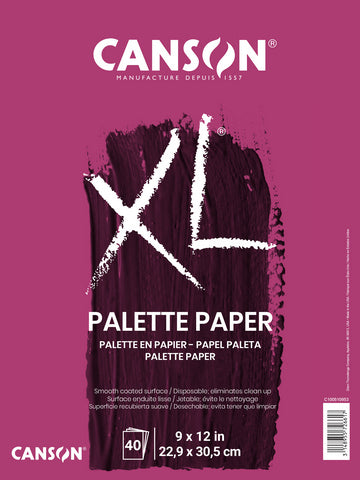 CANSON XL DISPOSABLE STRIP PALETTE PAD 9X12