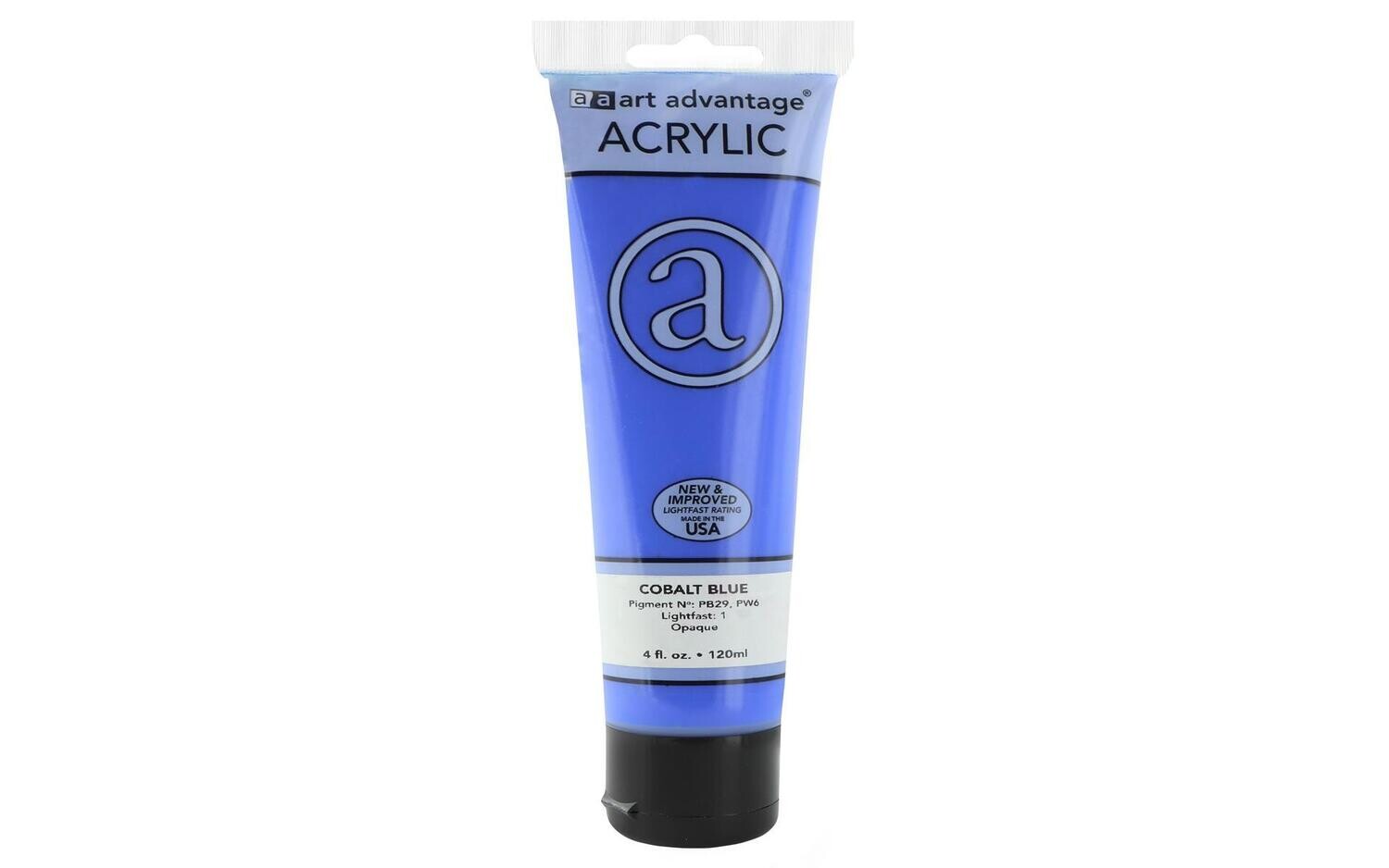 ART ADVANTAGE ACRYLIC PAINT 4oz Cobalt Blue