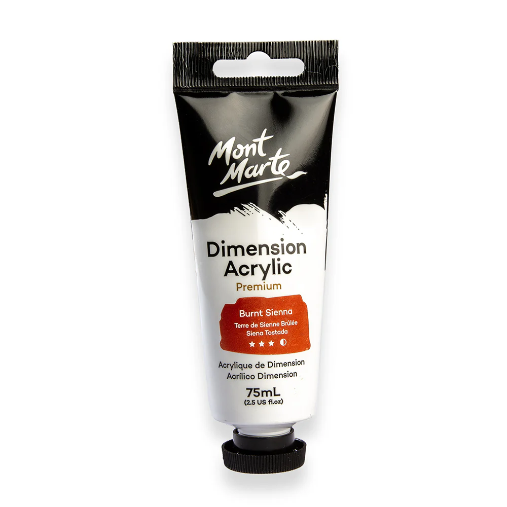 MONT MARTE DIMENSIONS ACRYLICS 75ML  - Burnt Sienna