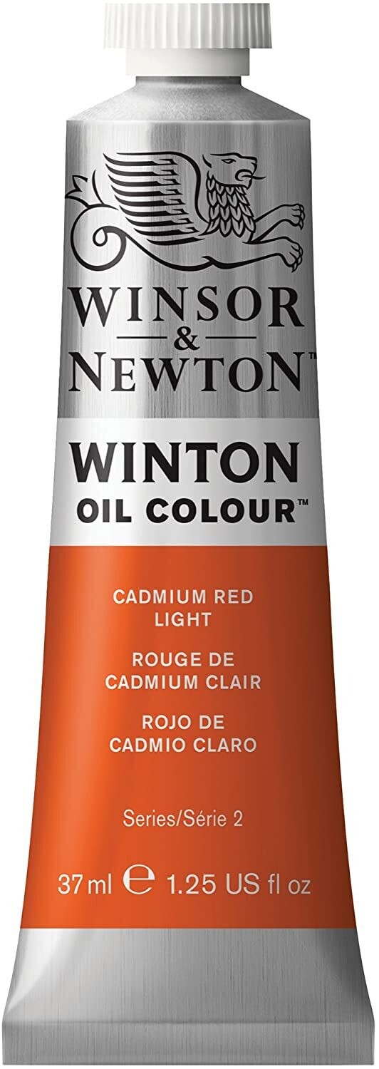 WINSOR & NEWTON WINTON OIL COLOUR 37ML CADMIUM RED LIGHT