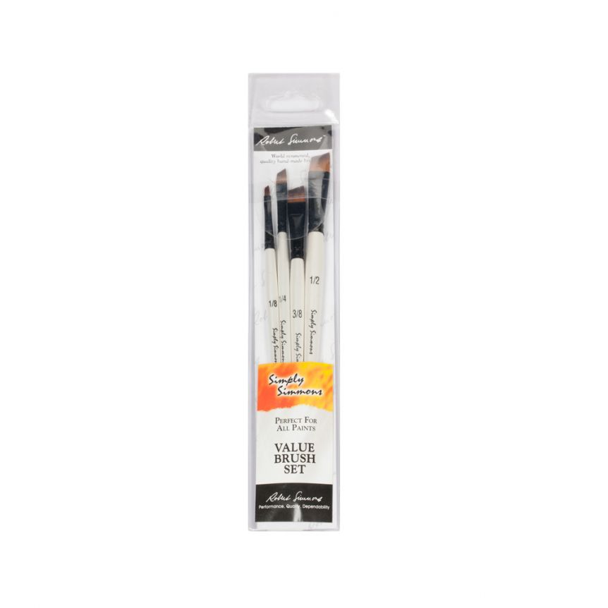 SIMPLY SIMMONS CHISEL EDGE BRUSH SET