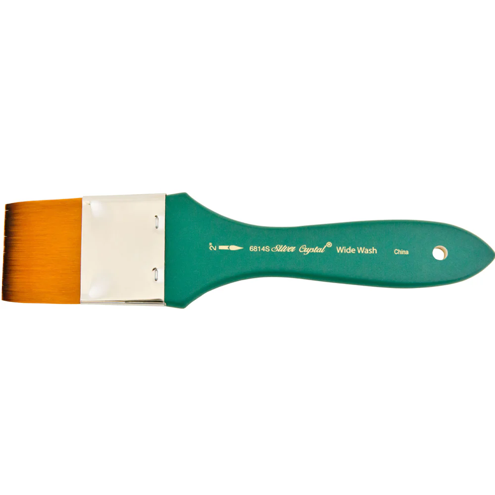 Silver Brush Crystal Series Brushes - 2 in., wide wash