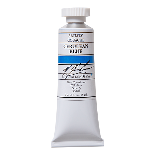 M. Graham 15ML Gouache - CERULEAN BLUE