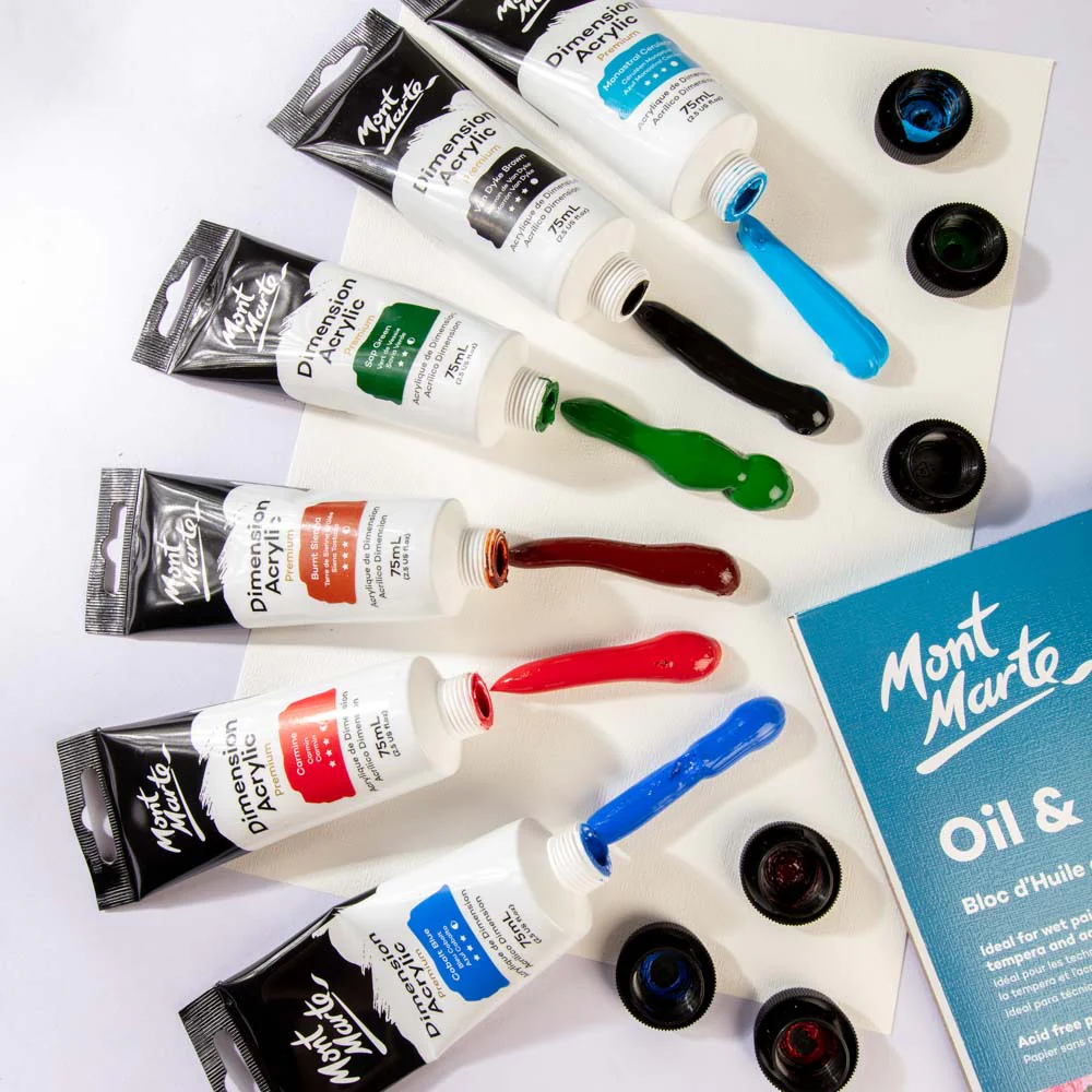 MONT MARTE DIMENSIONS ACRYLICS 75ML  - Carmine