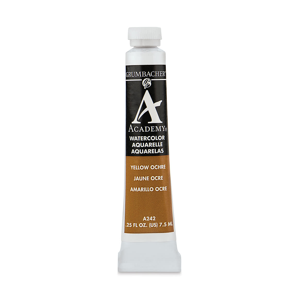GRUMBACHER ACADEMY WATERCOLOR YELLOW OCHRE 7.5ML